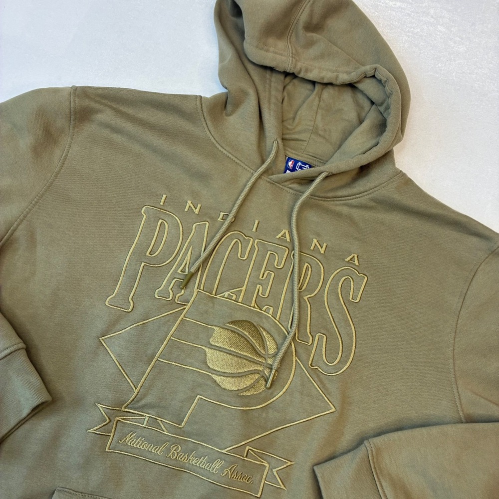 Ultra Game Indiana Pacers Hoodie Mens XL Green Embroidered NBA‎ Basketball